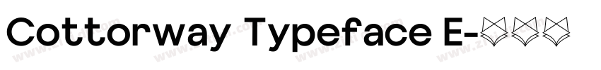 Cottorway Typeface E字体转换